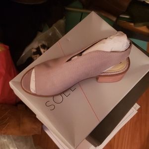 Sole society open toe bootie